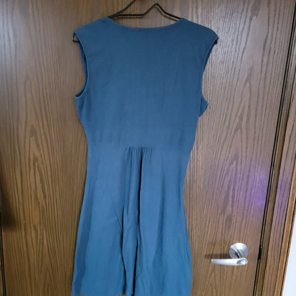 Toad and Company Teal Blue Sleeveless Dress Size Medium - Picture 6 of 14